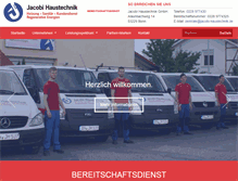 Tablet Screenshot of jacobi-haustechnik.de